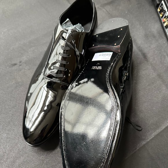 Black Tuxedo Oxford Shoes